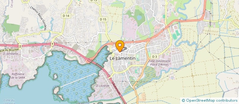 localisation de l'entreprise NRF  LE LAMENTIN