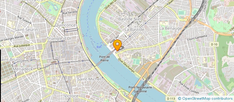 localisation de l'entreprise NRGIC SKIN à BORDEAUX