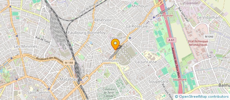 localisation de l'entreprise NRH 31 à TOULOUSE