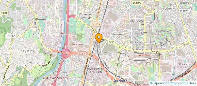 localisation de l'entreprise NRH  GRENOBLE