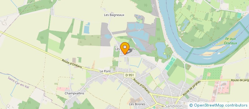 localisation de l'entreprise NRH à SANDILLON