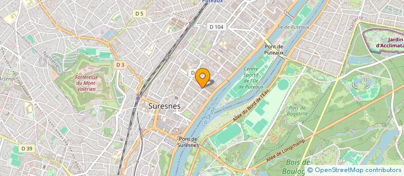 localisation de l'entreprise NRH IMMOBILIER à SURESNES