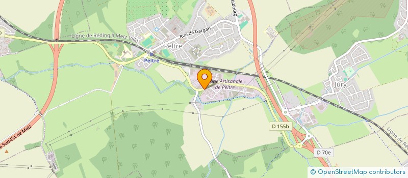 localisation de l'entreprise NRH ISO PROTECTION à PELTRE