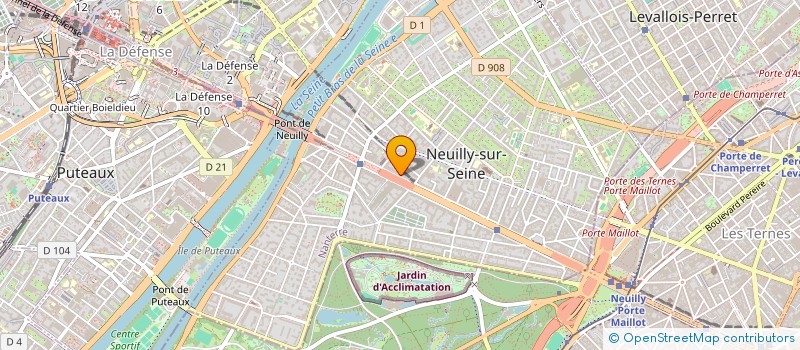 localisation de l'entreprise NRH WEB ELITE  NEUILLY-SUR-SEINE