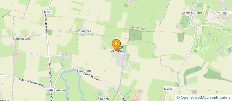 localisation de l'entreprise NRJ  AURE SUR MER