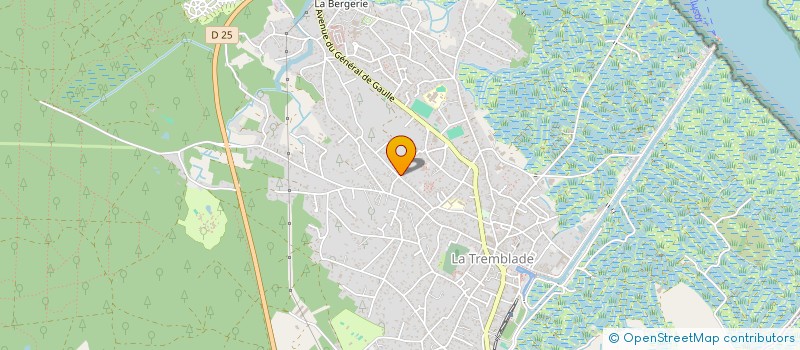 localisation de l'entreprise NRJ  LA TREMBLADE