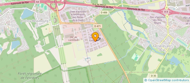 localisation de l'entreprise NRJ  COLLEGIEN