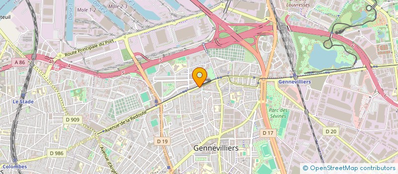 localisation de l'entreprise NRJ ASSETS à GENNEVILLIERS