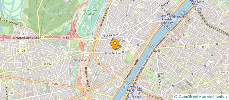 localisation de l'entreprise NRJ AUDIO à PARIS
