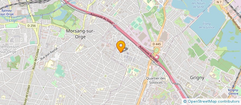 localisation de l'entreprise NRJ BAT  VIRY-CHATILLON