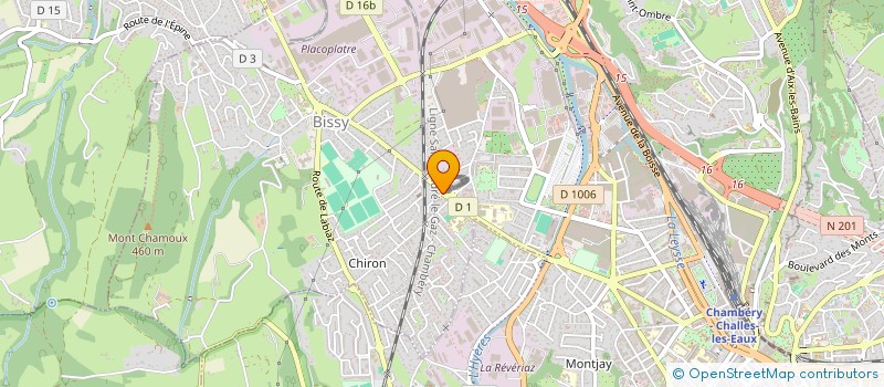 localisation de l'entreprise NRJ BATIMENT à CHAMBERY