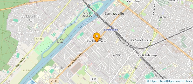 localisation de l'entreprise NRJ CONSEIL à SARTROUVILLE