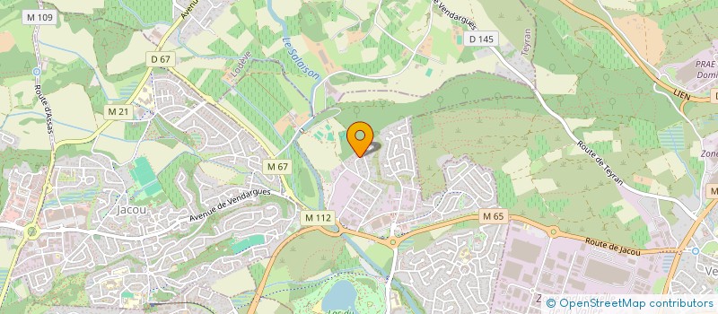 localisation de l'entreprise NRJ ECO  LE CRES