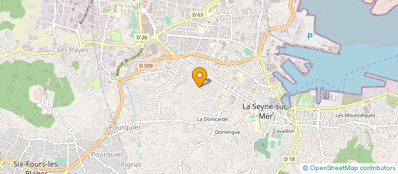 localisation de l'entreprise NRJ EUROPEENNE à LA SEYNE-SUR-MER