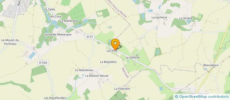 localisation de l'entreprise NRJ NCAS  MARTINET