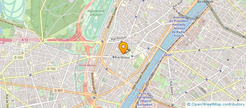 localisation de l'entreprise NRJ RESEAU à PARIS
