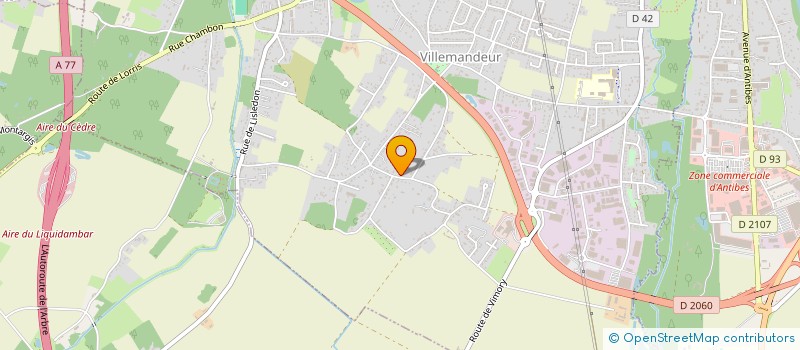 localisation de l'entreprise NRJ SERVICES à VILLEMANDEUR
