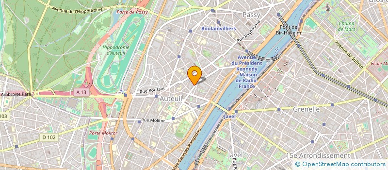 localisation de l'entreprise NRJ THEOPHILE 4  PARIS