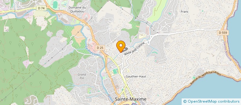 localisation de l'entreprise NRJ5 à SAINTE-MAXIME