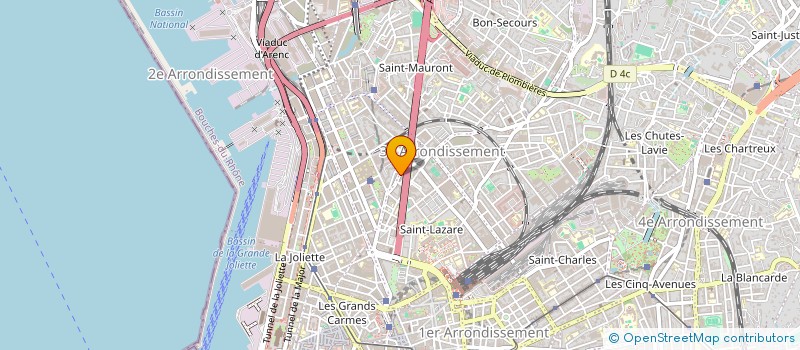localisation de l'entreprise NRJTEC à MARSEILLE