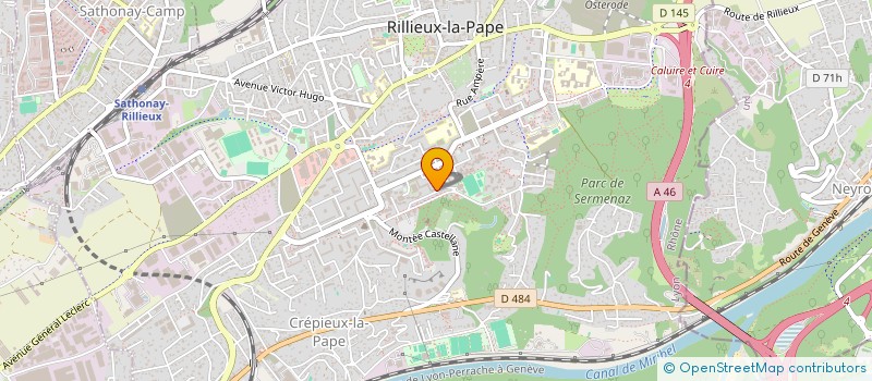 localisation de l'entreprise NRK PRESTIGE  RILLIEUX-LA-PAPE