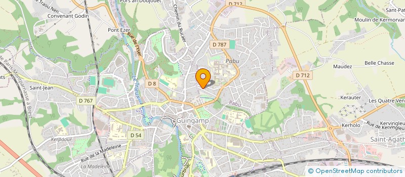 localisation de l'entreprise NRL  PABU