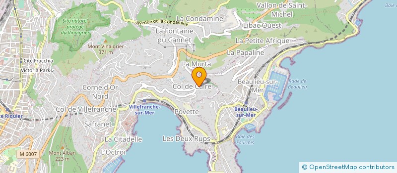 localisation de l'entreprise NRL CONSULT à VILLEFRANCHE-SUR-MER