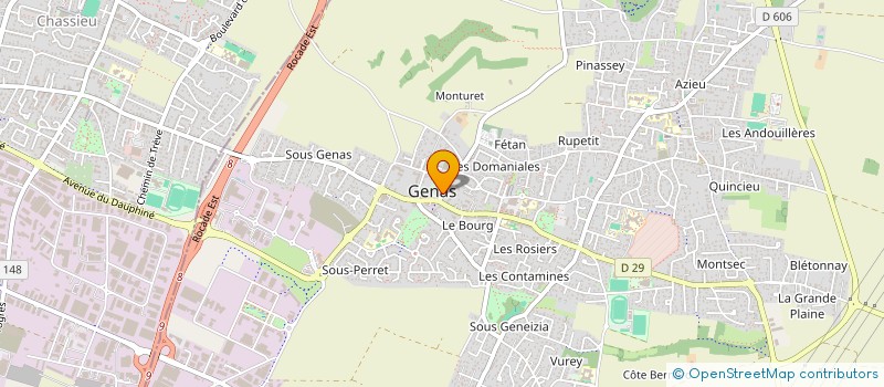 localisation de l'entreprise NRL NOVA  GENAS