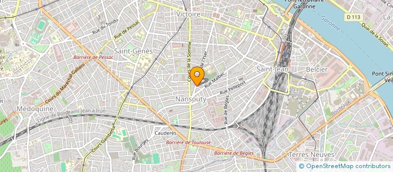 localisation de l'entreprise NRM CONSTRUCTION à BORDEAUX