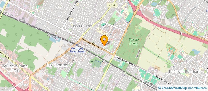 localisation de l'entreprise NRM IMMOBILIER  TAVERNY