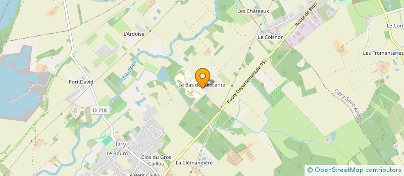 localisation de l'entreprise NRM TELECOM à DRY