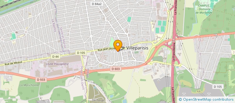 localisation de l'entreprise NRP RENOV à VILLEPARISIS
