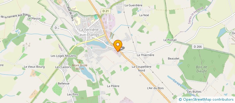localisation de l'entreprise NRPK TRANSPORTS à LA FERRIERE-AUX-ETANGS
