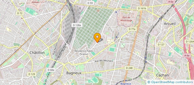 localisation de l'entreprise NRPRO à BAGNEUX