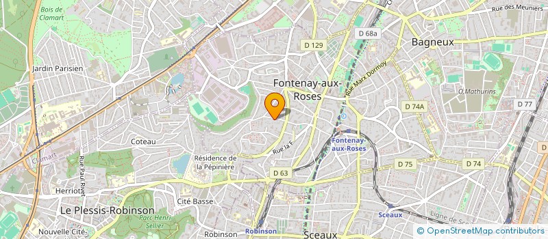 localisation de l'entreprise NRPV à FONTENAY-AUX-ROSES