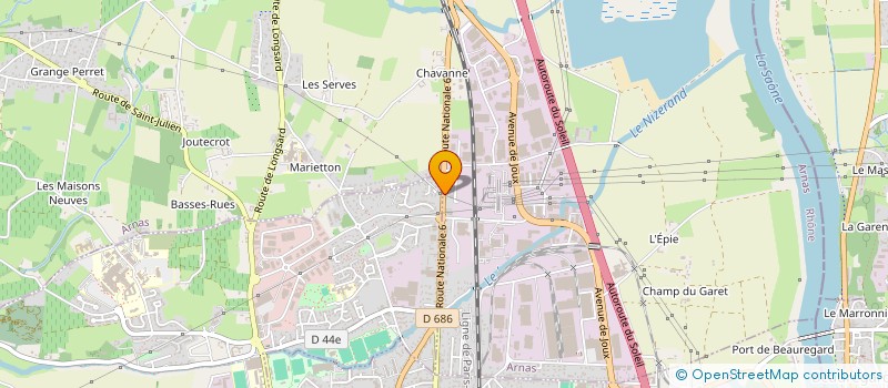 localisation de l'entreprise NRS  GLEIZE