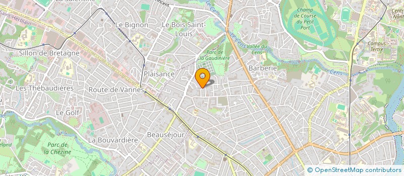 localisation de l'entreprise NRT LONGCHAMPS  NANTES