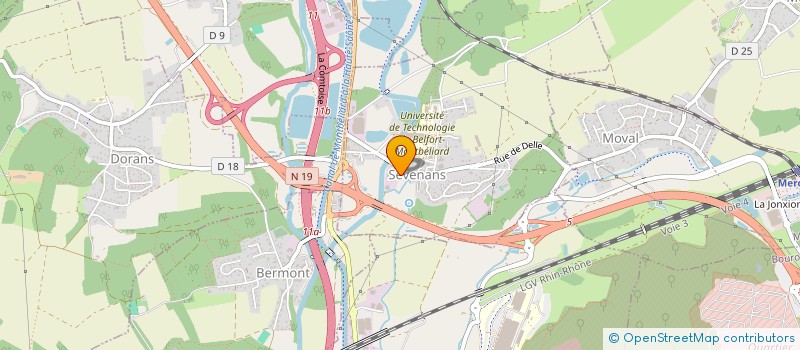 localisation de l'entreprise NRTHERM à SEVENANS