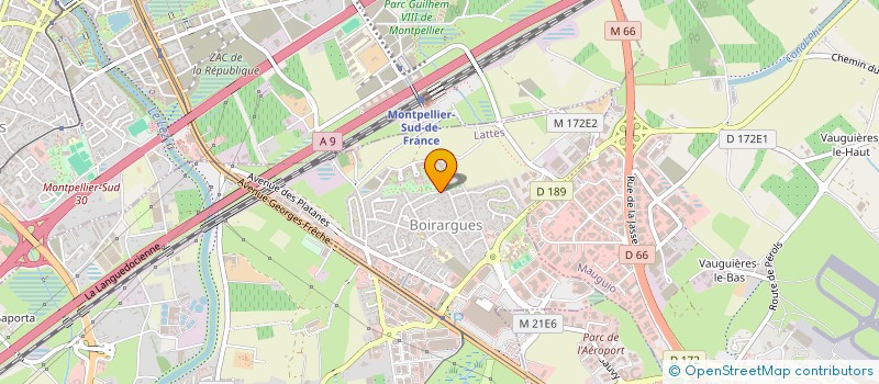 localisation de l'entreprise NRV FONCIERE à LATTES