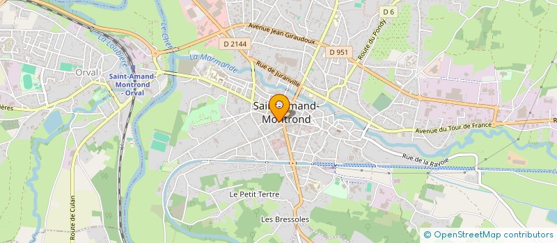 localisation de l'entreprise NS à SAINT-AMAND-MONTROND