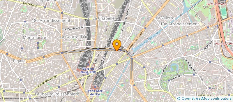 localisation de l'entreprise NS  PARIS