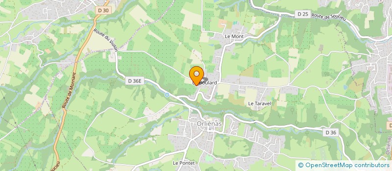 localisation de l'entreprise NS à ORLIENAS