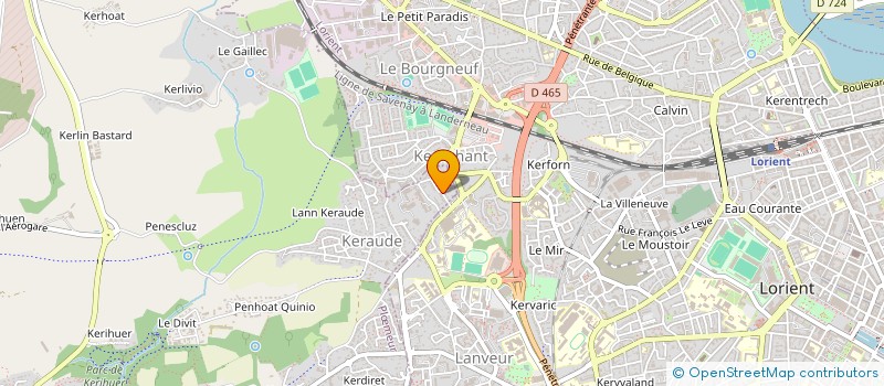 localisation de l'entreprise NS&AP IMMO à PLOEMEUR