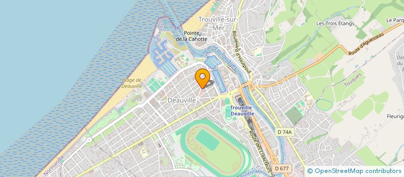 localisation de l'entreprise NS ART  DEAUVILLE