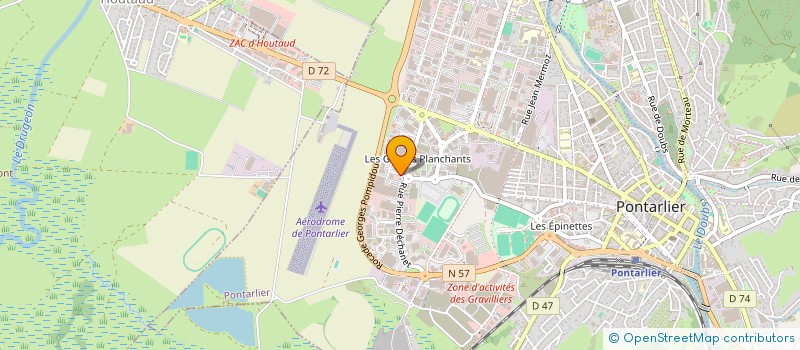 localisation de l'entreprise NS AUTO  CHEVIGNEY-LES-VERCEL