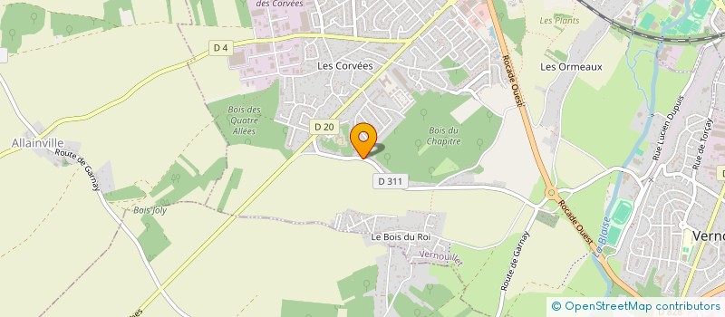 localisation de l'entreprise NS AUTO à VERNOUILLET