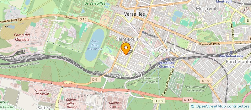 localisation de l'entreprise NS AVOCAT à VERSAILLES