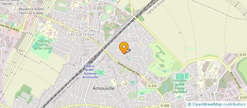 localisation de l'entreprise NS BAT  GONESSE