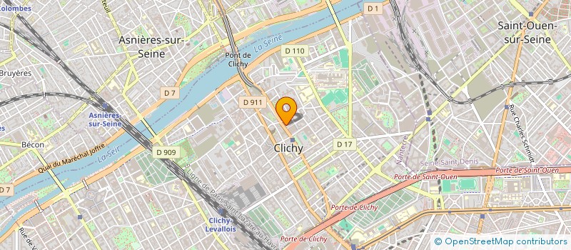 localisation de l'entreprise NS BIOTECH à CLICHY