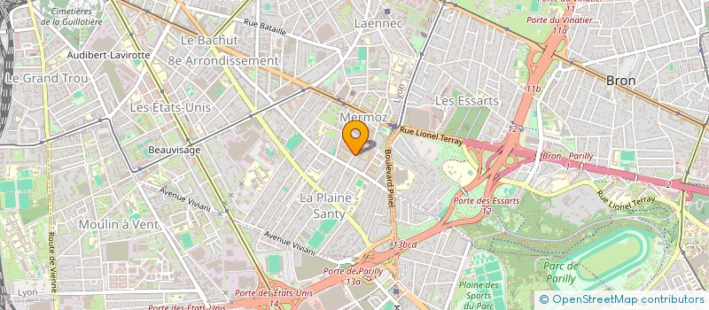 localisation de l'entreprise NS BTP  LYON